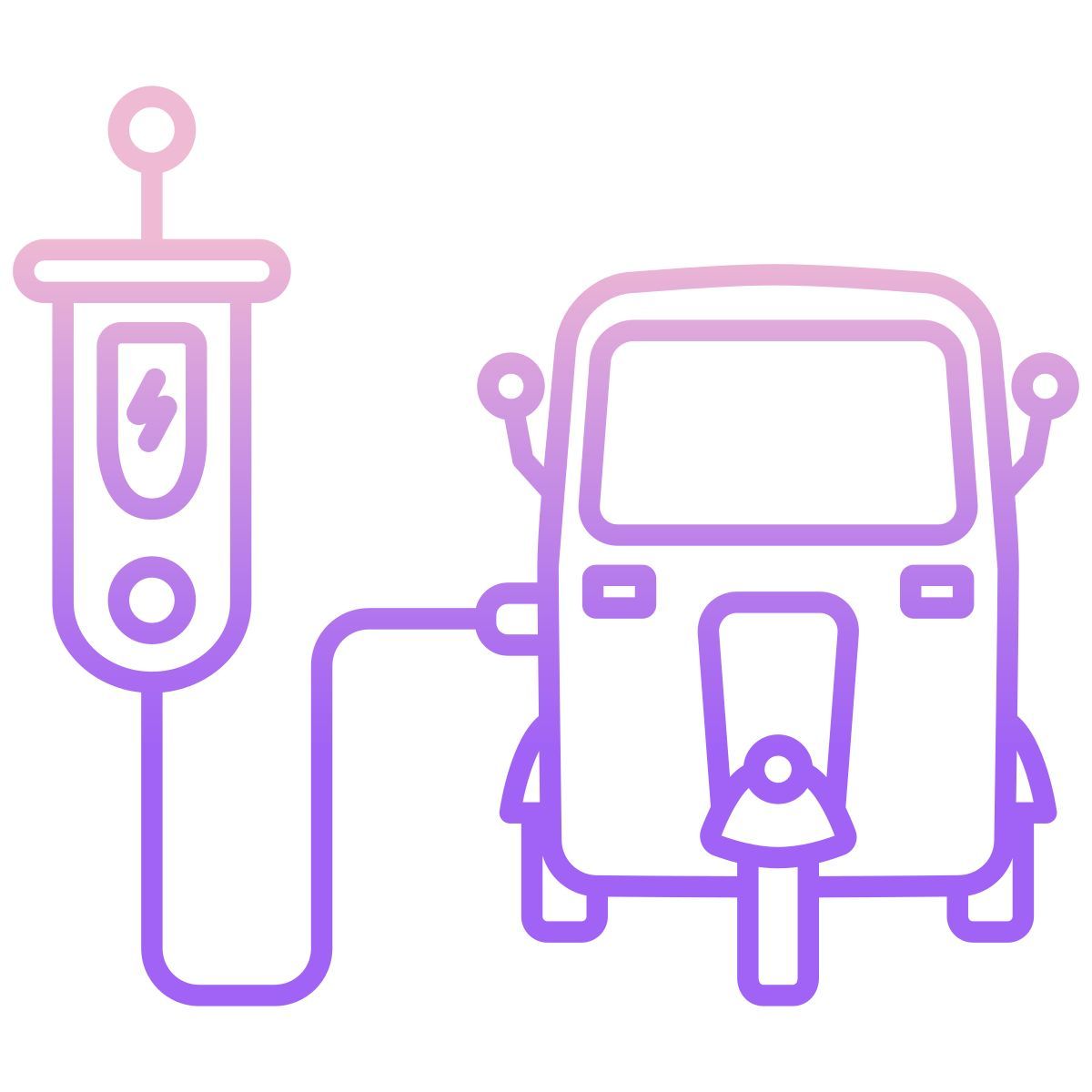 electric auto icon