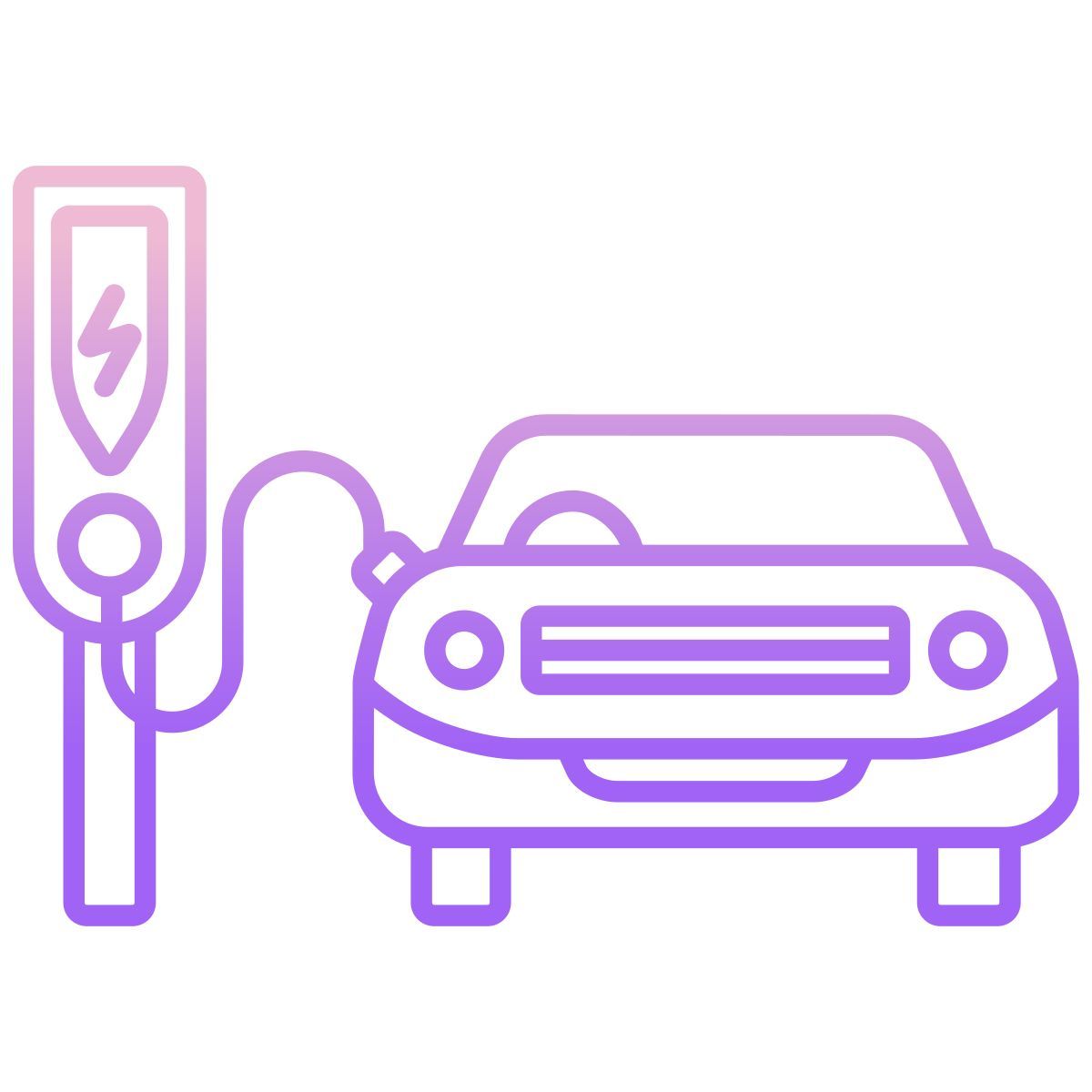 electric car icon