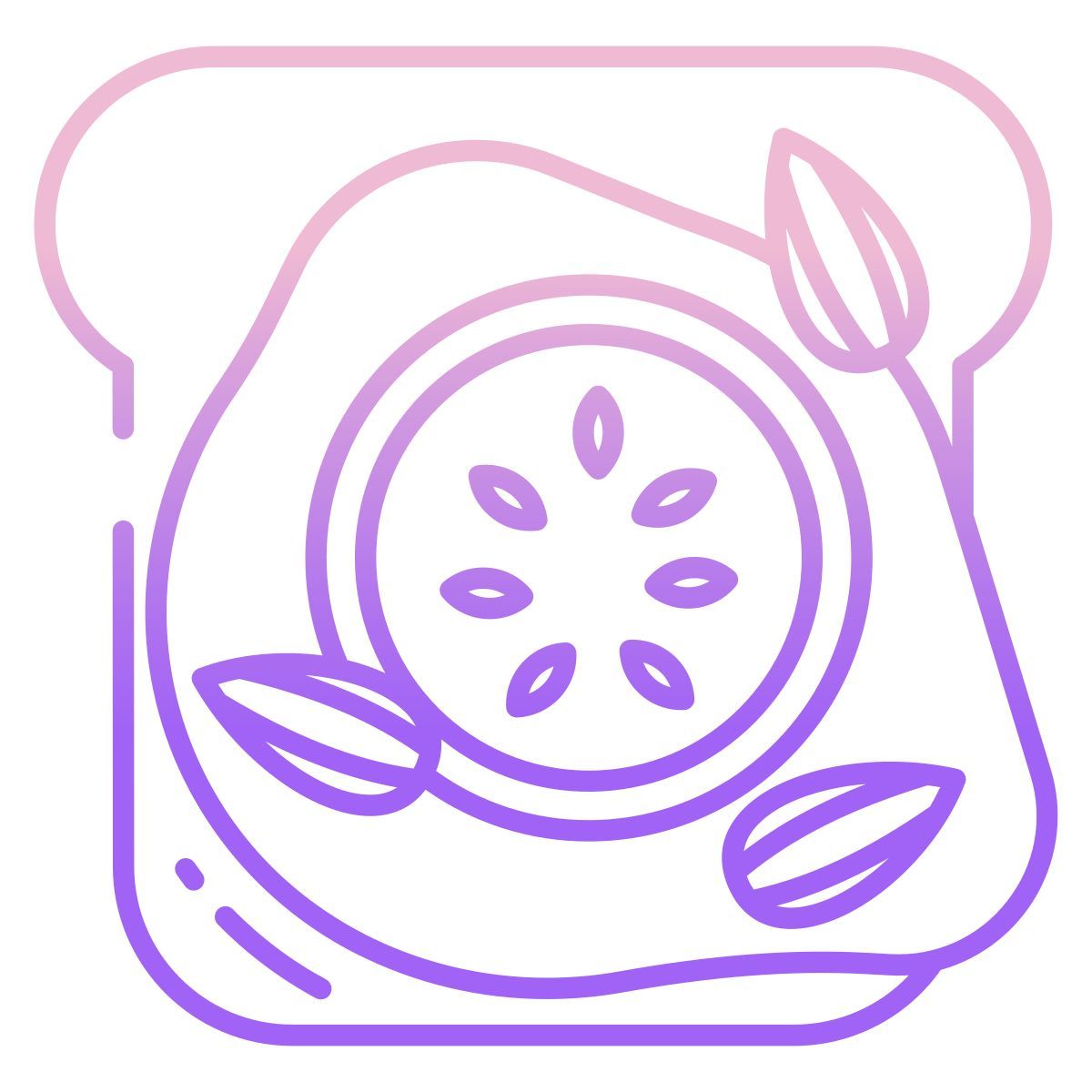 fig and almond toast icon