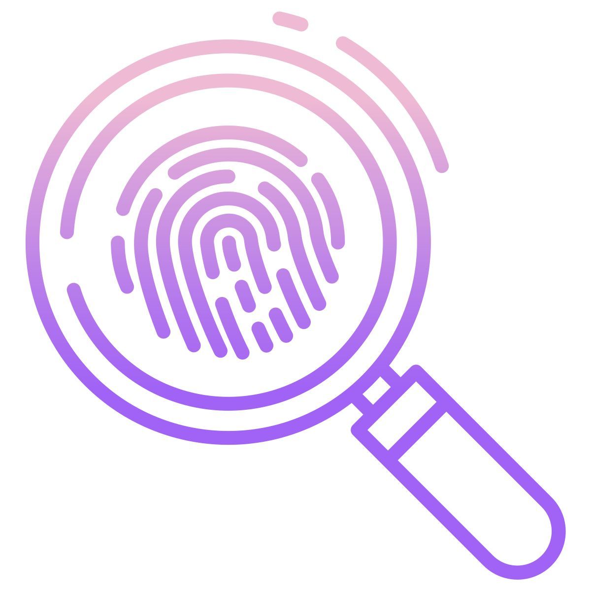 finger print search icon