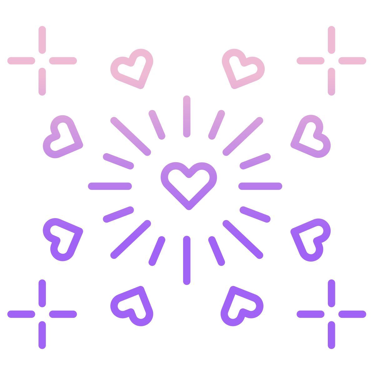 fireworks love icon