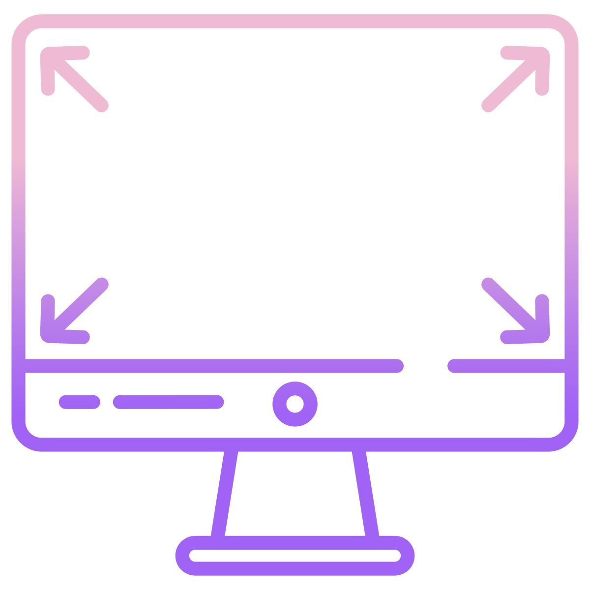 écran d'ajustement icon