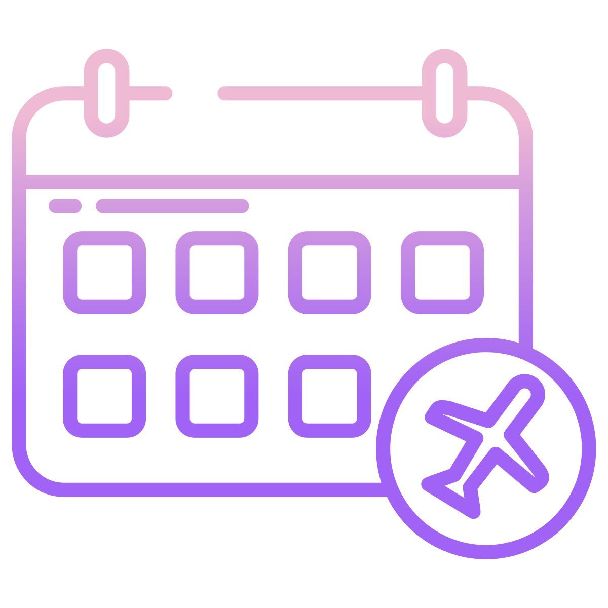 horario de vuelo icon