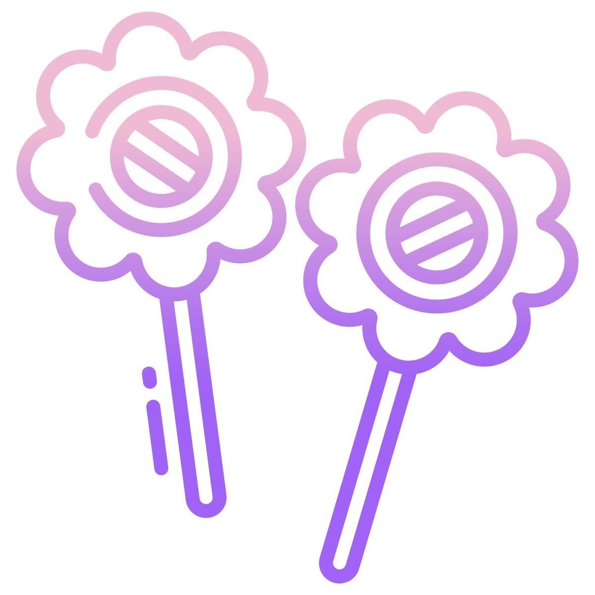 flower candies icon