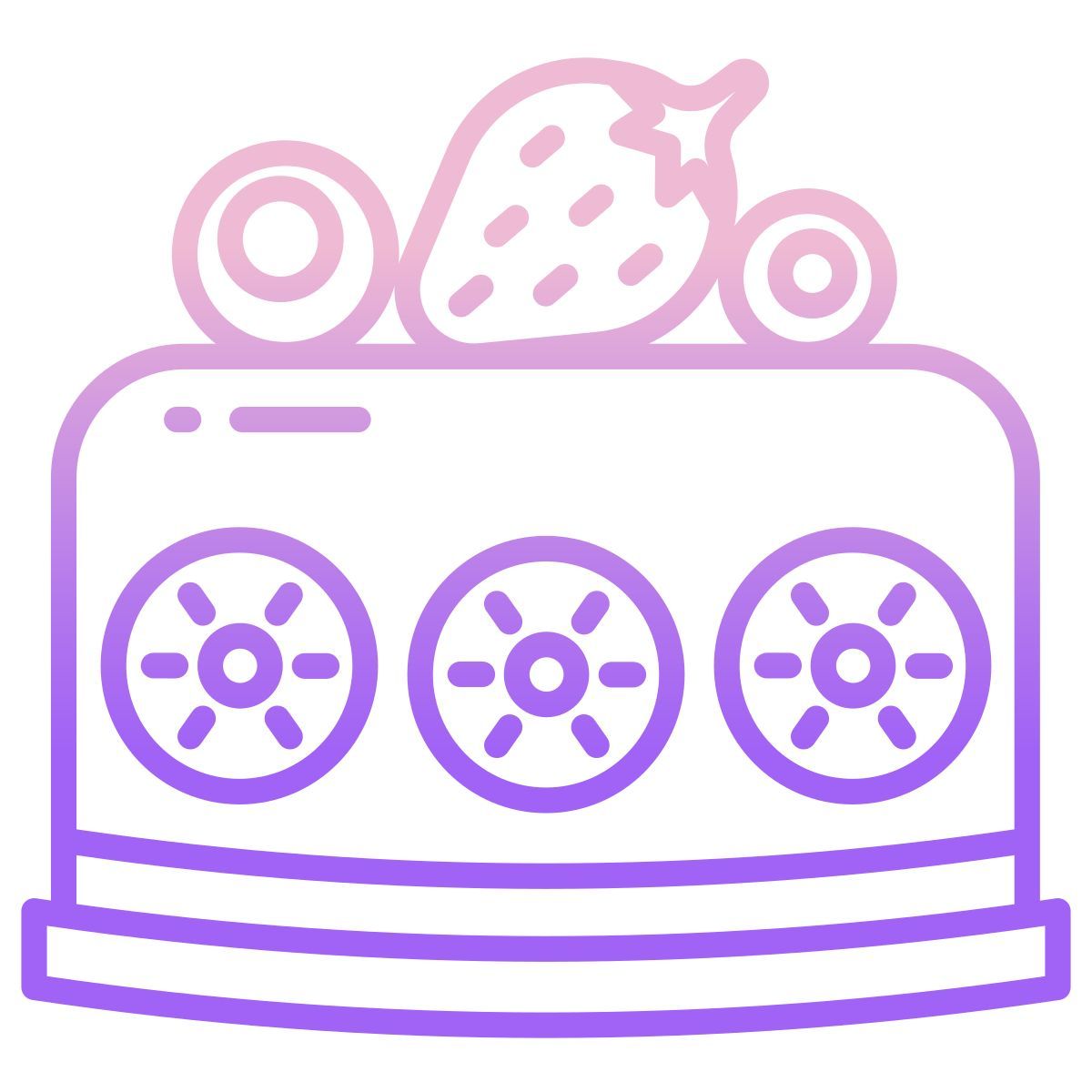 fruit cake icon