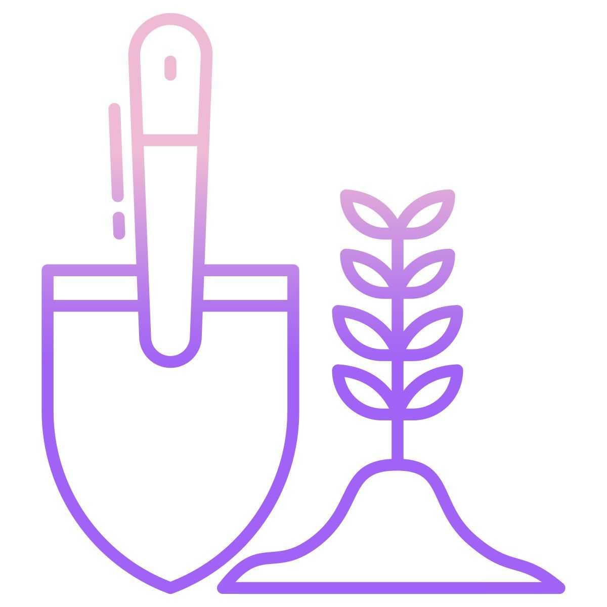 garden trowel icon