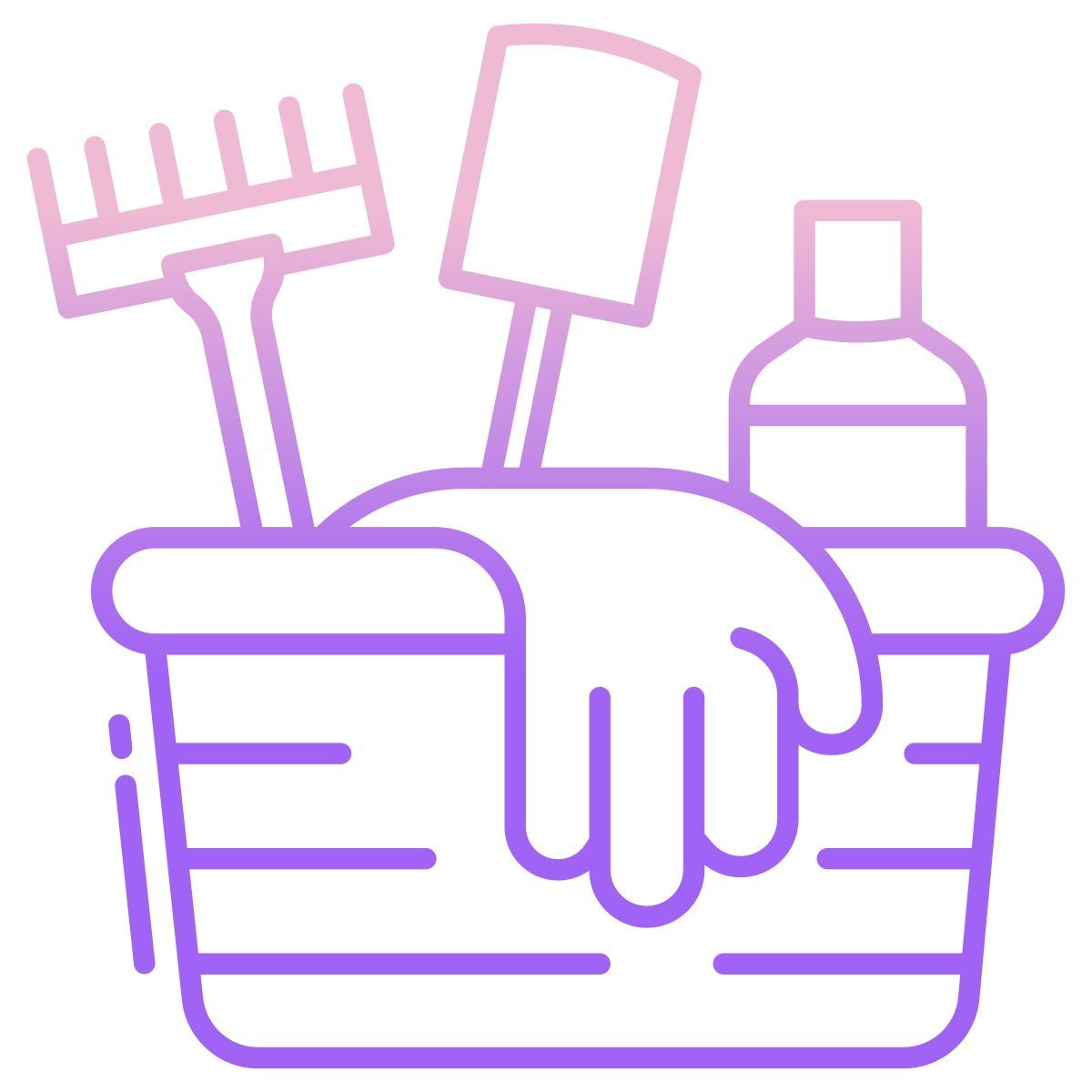 gardening accessories icon