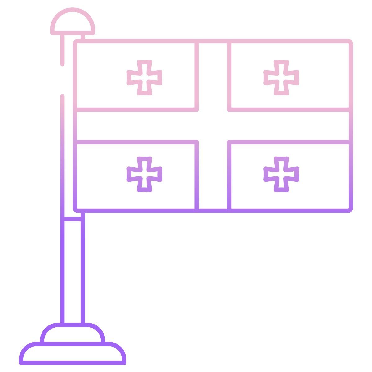 georgia flag icon