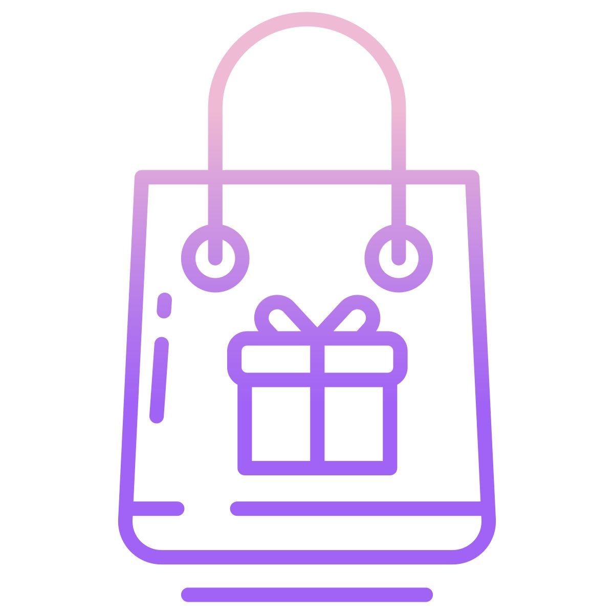 gift shopping bag icon