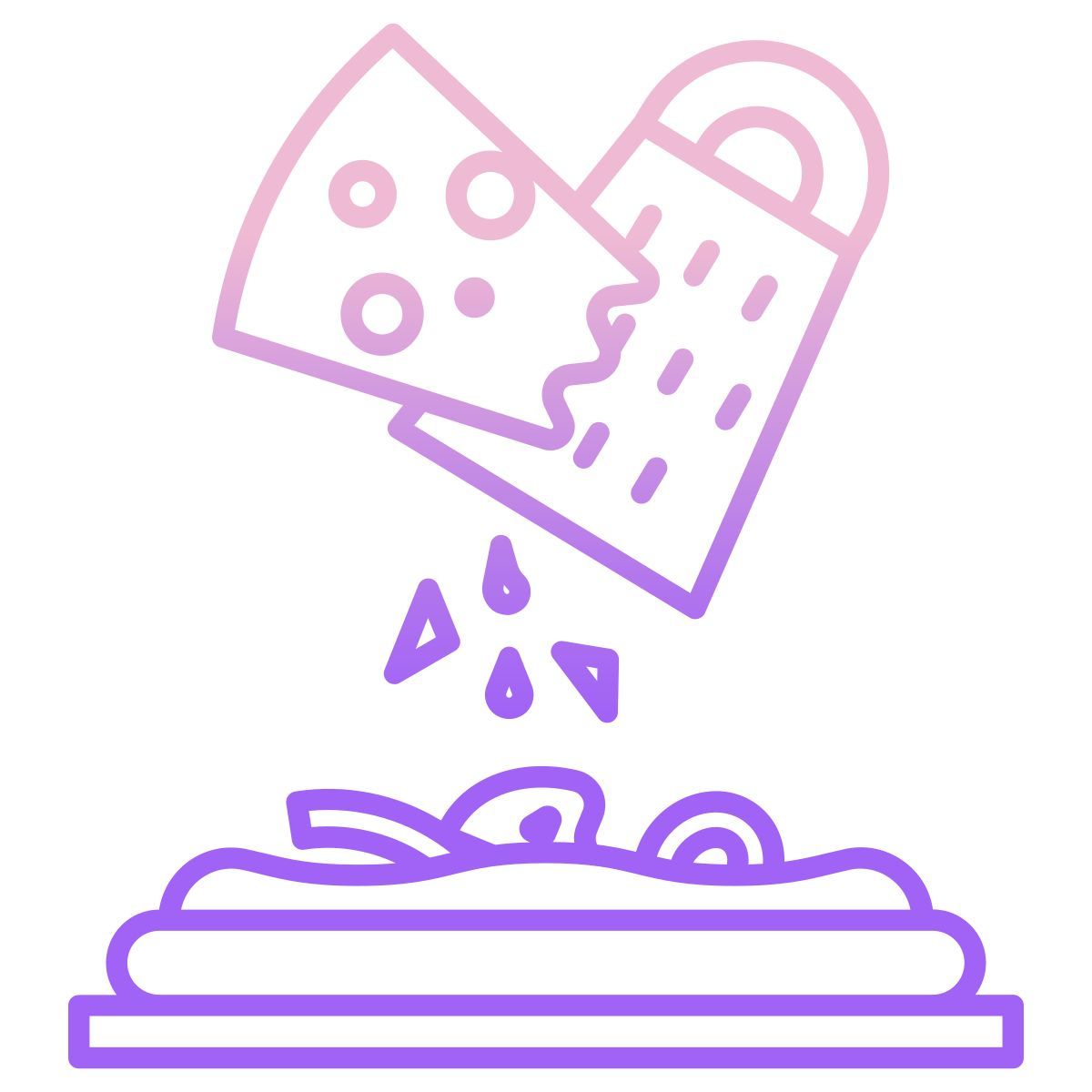 grating cheese icon