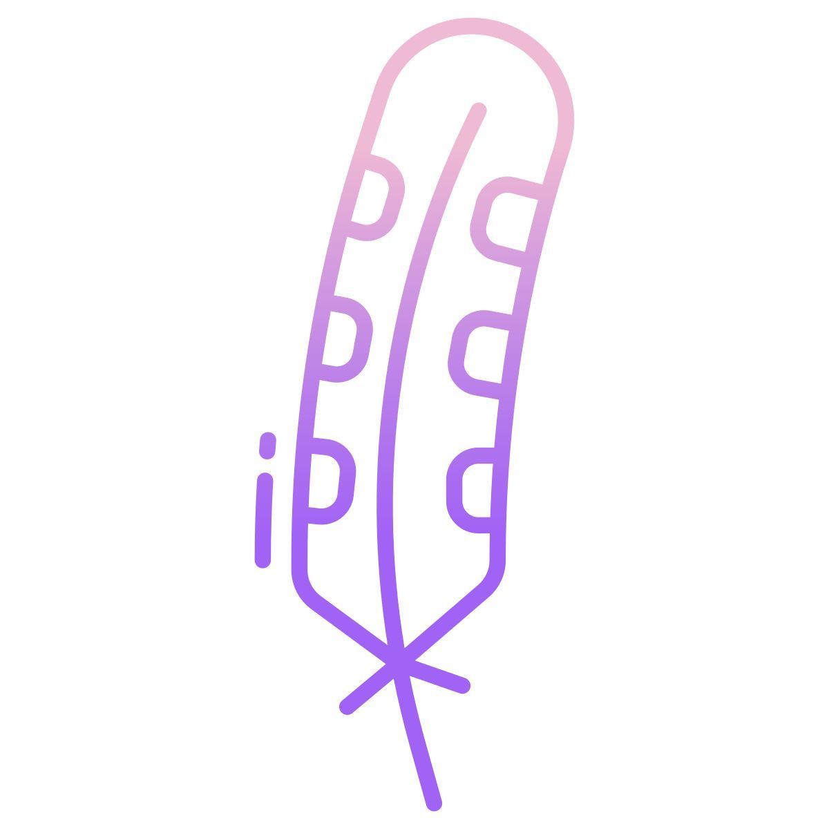 great spotted woodpecker feather icon