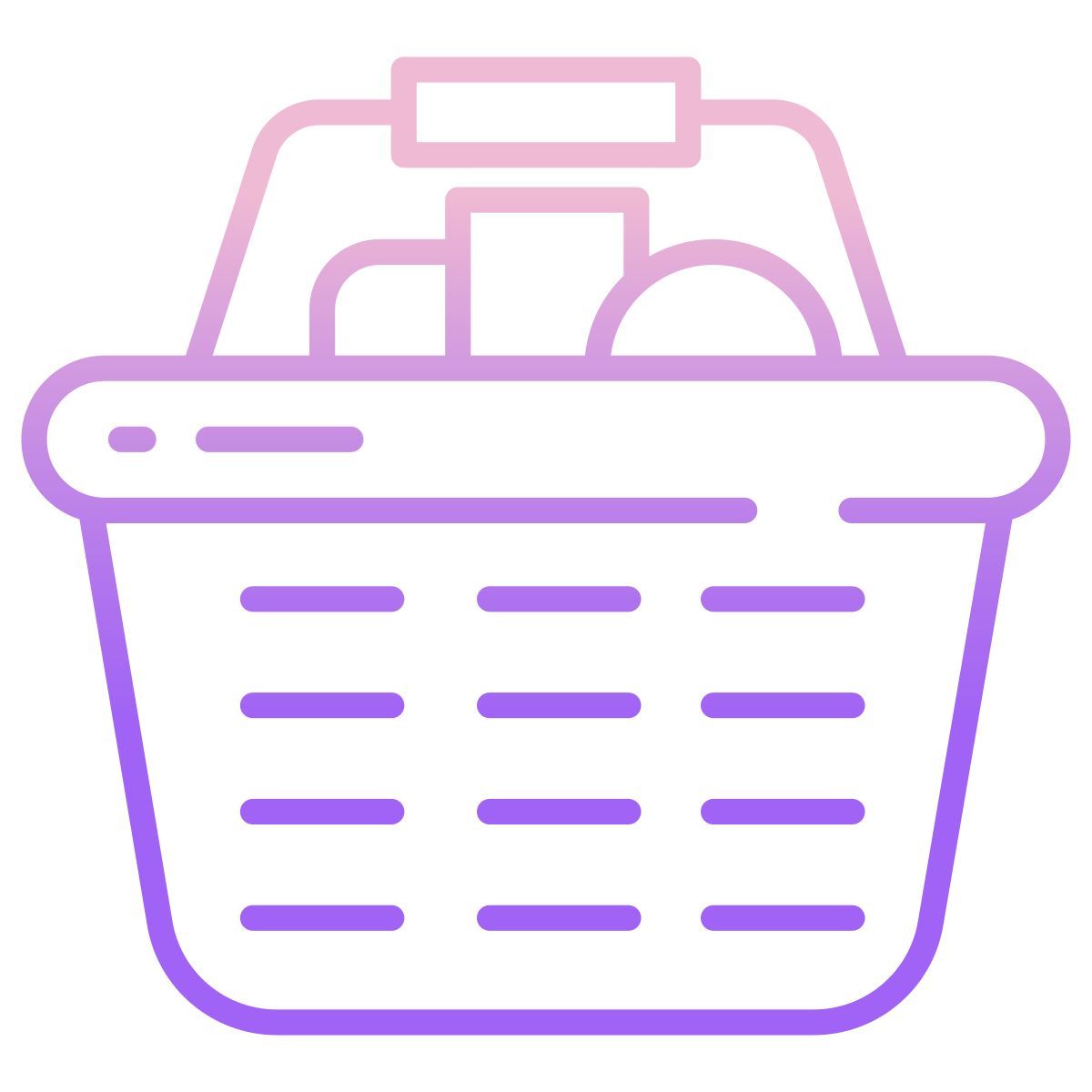 grocery basket icon