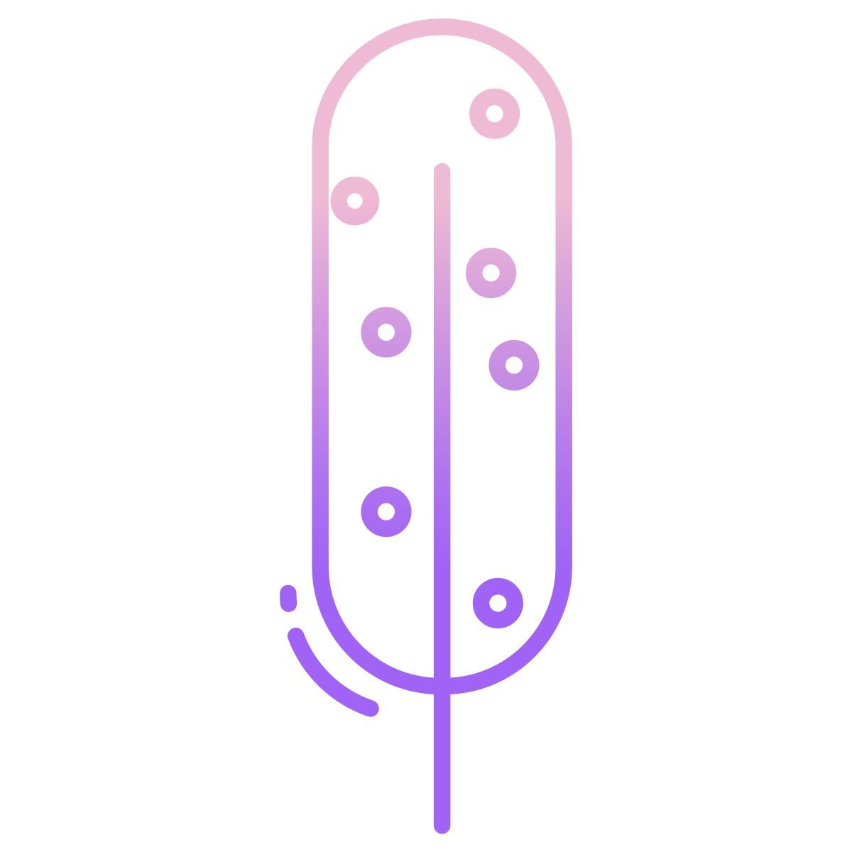 guinea fowl feather icon