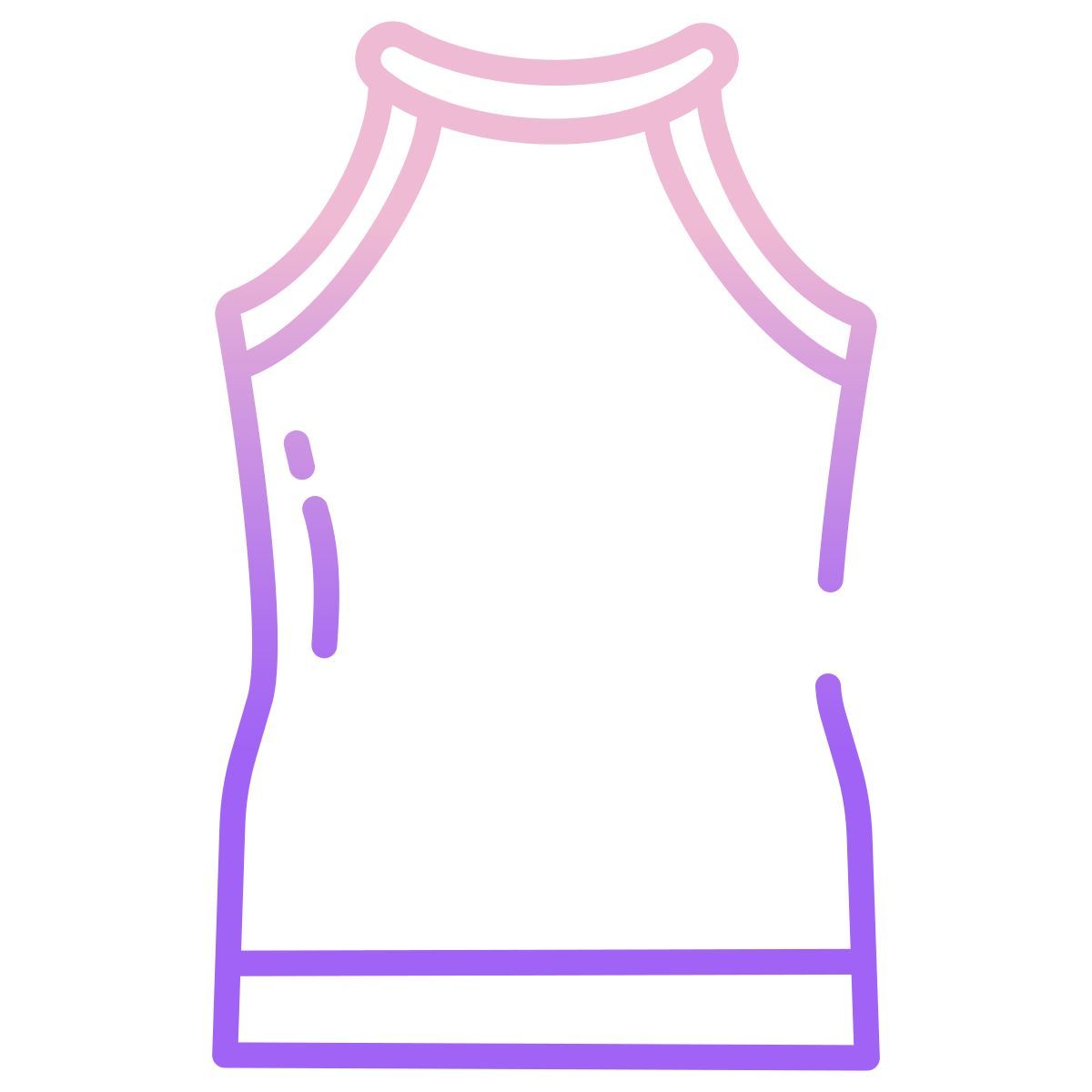 halter neck top icon