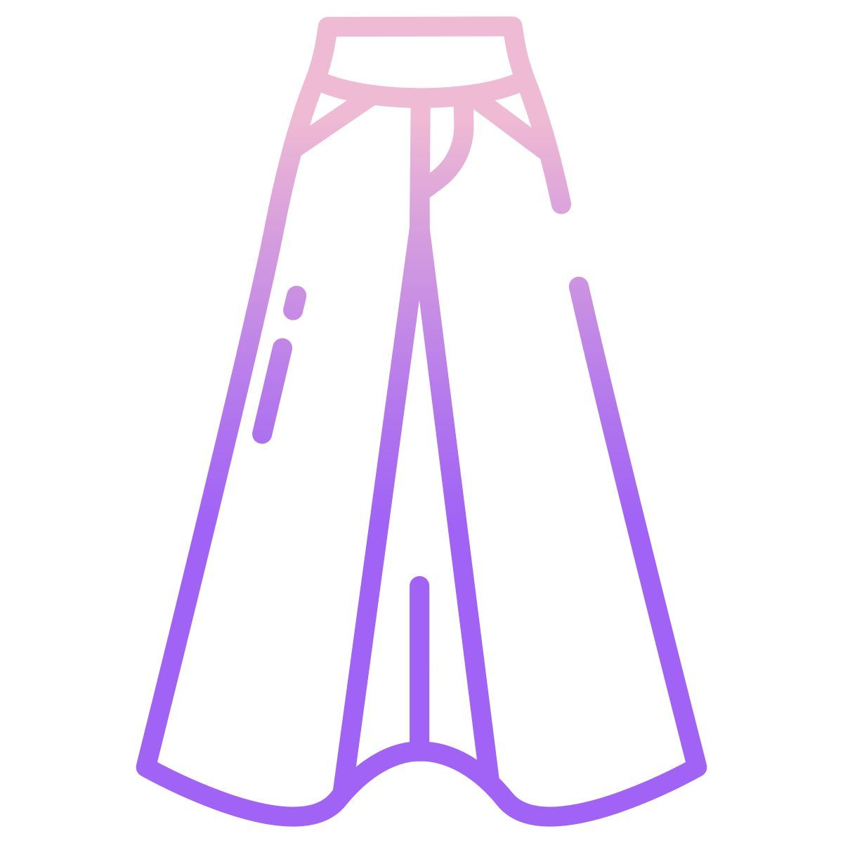 handkerchief skirt icon