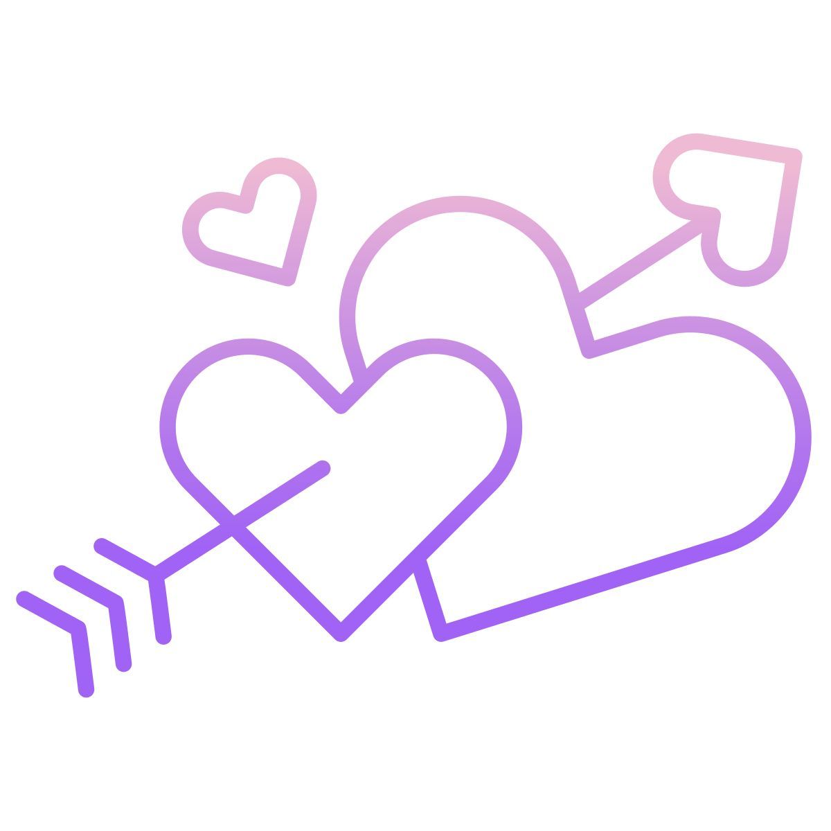 hearts and arrow icon