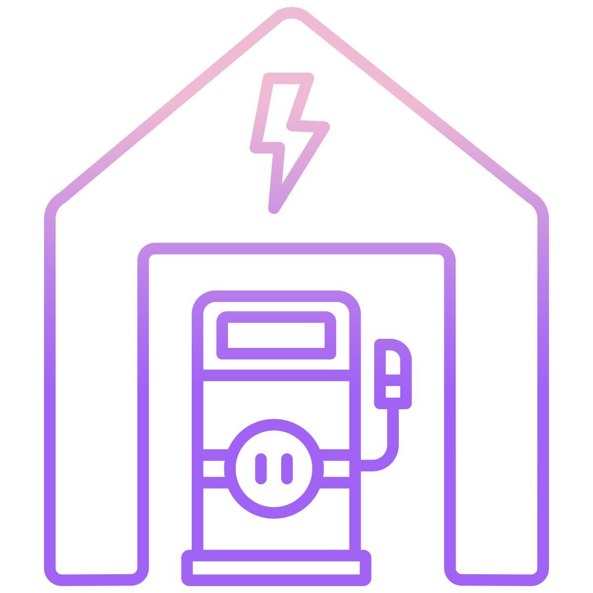 home ev station icon