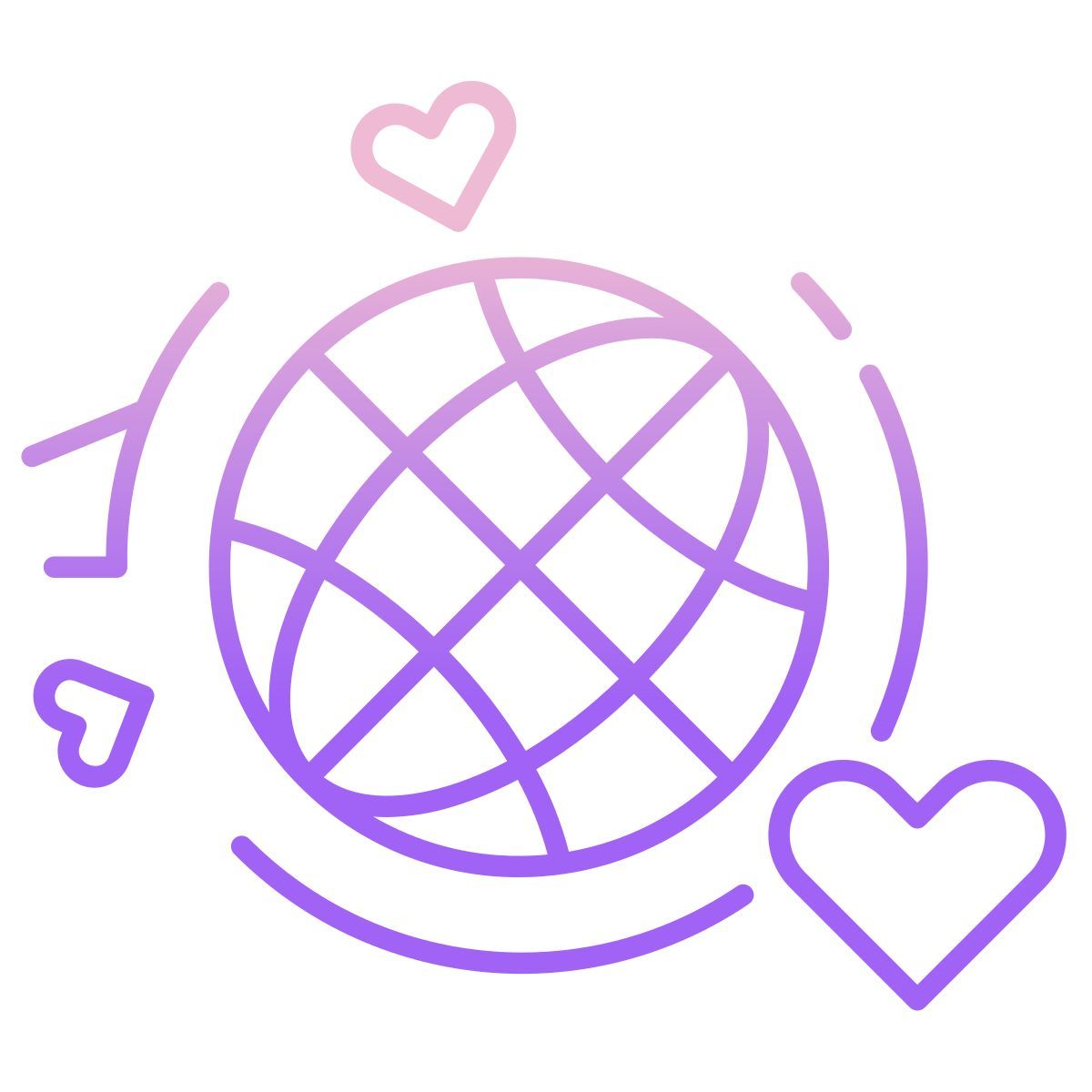 flitterwochen globus icon