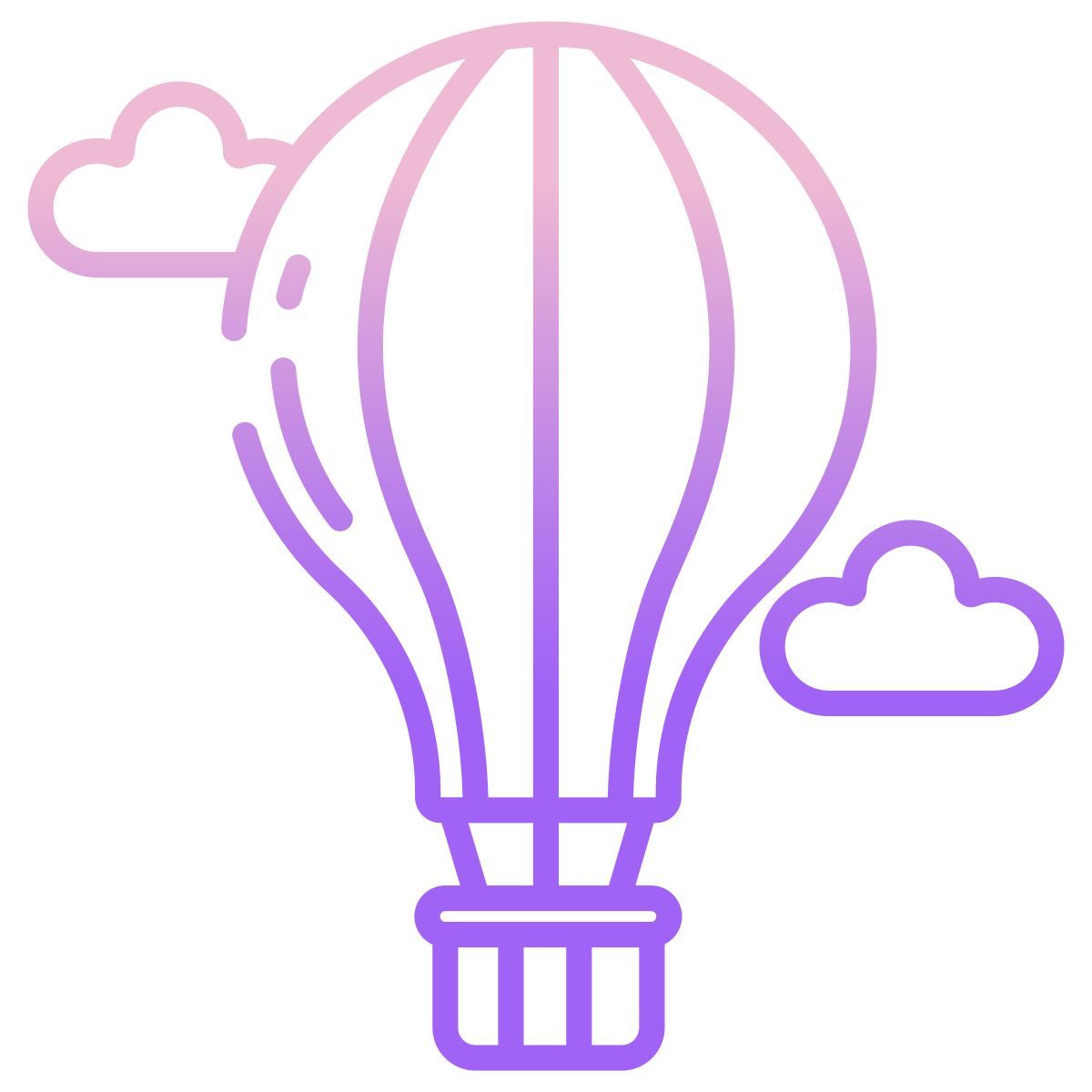 hot air balloon icon