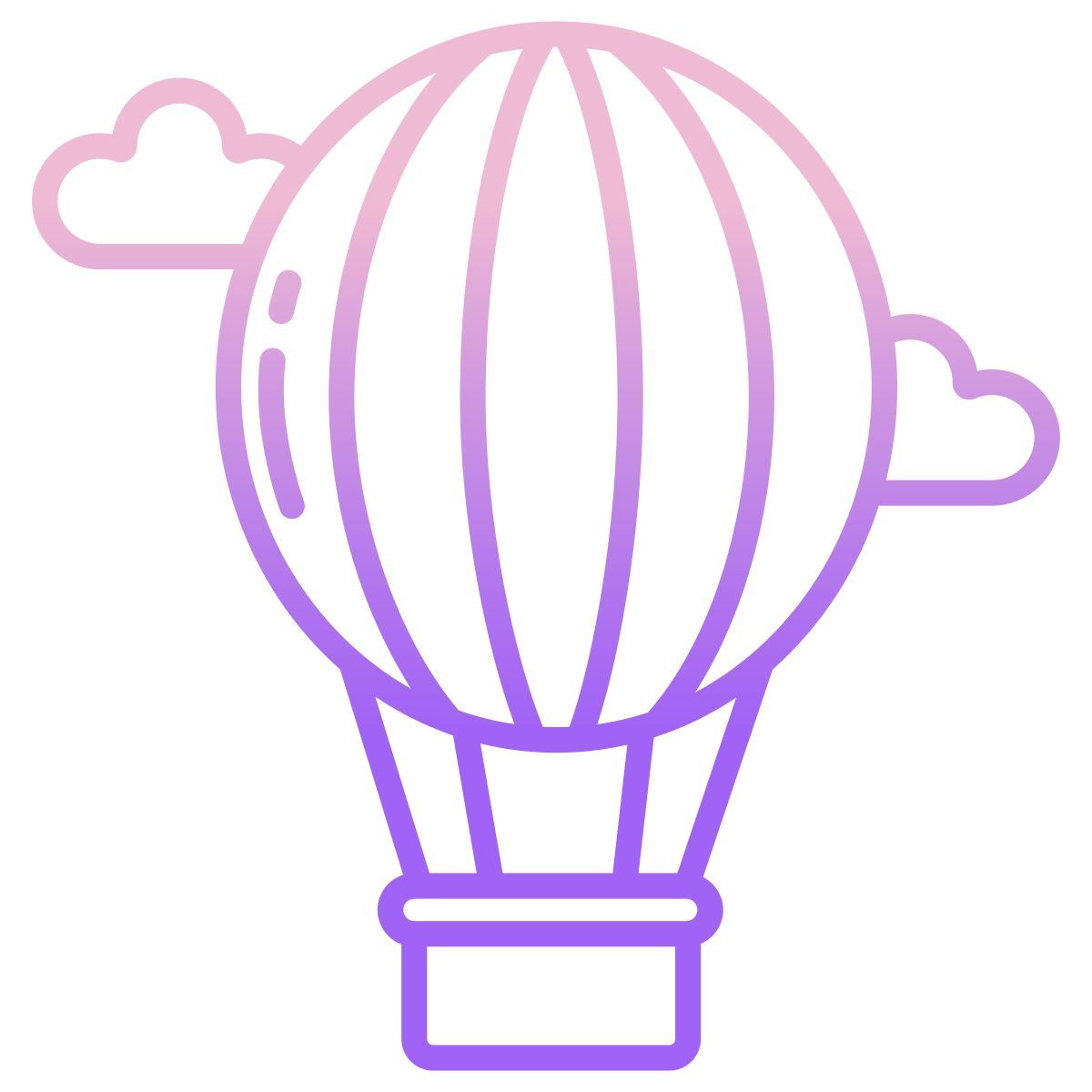 hot air balloon icon