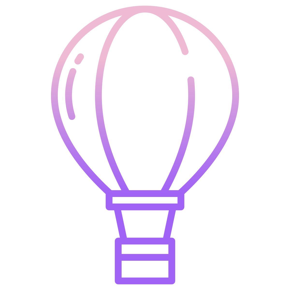 hot air balloon icon