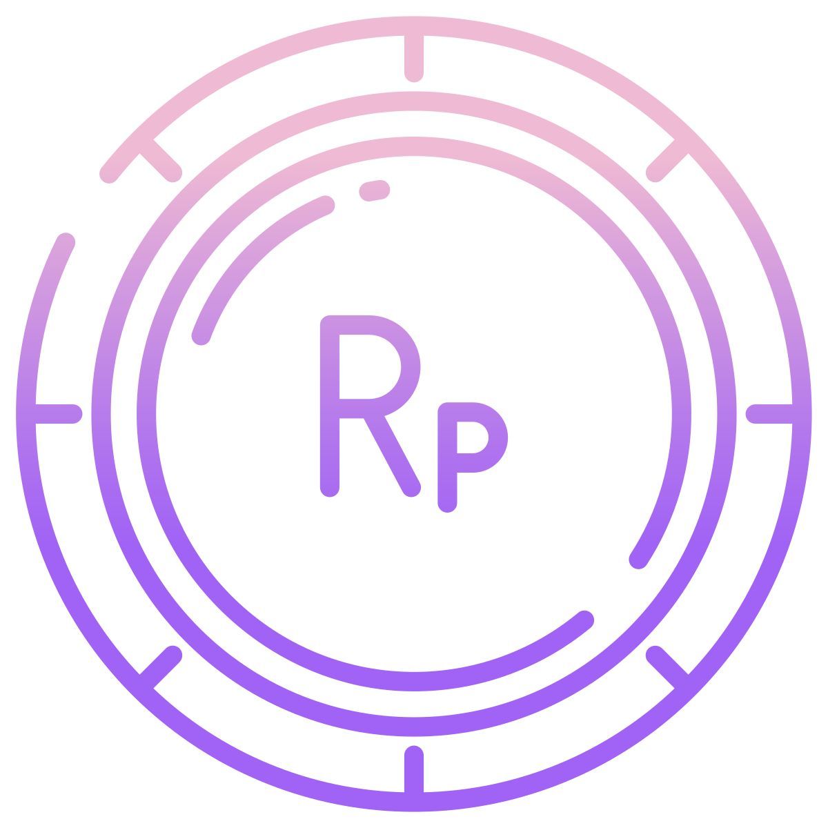 indonesian rupiah icon
