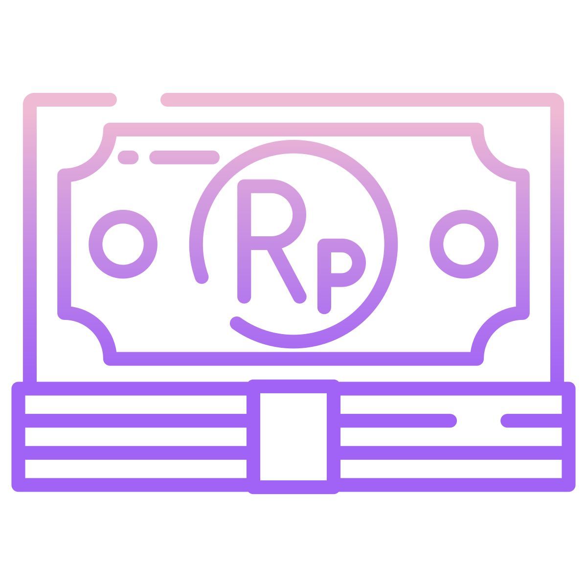 indonesian rupiah icon