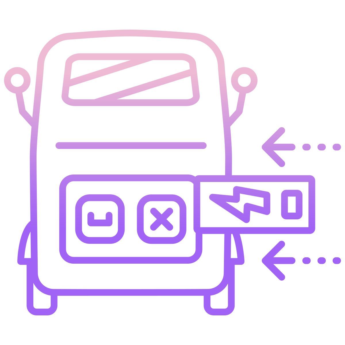 inserting battery icon