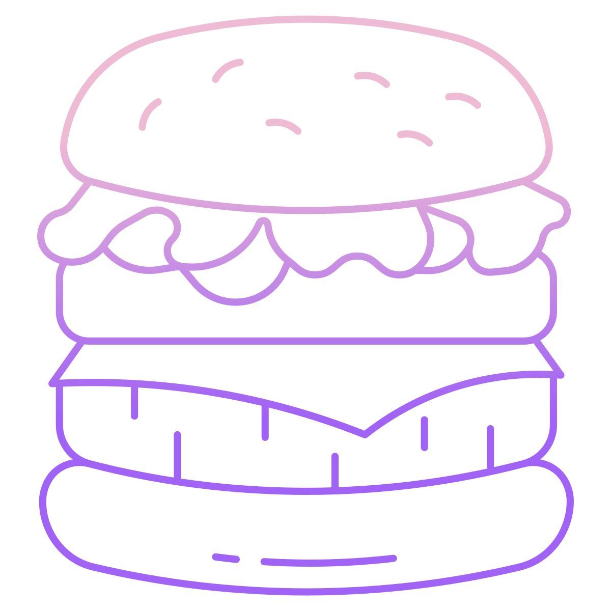 hambúrguer de cordeiro com salada de rabanete icon