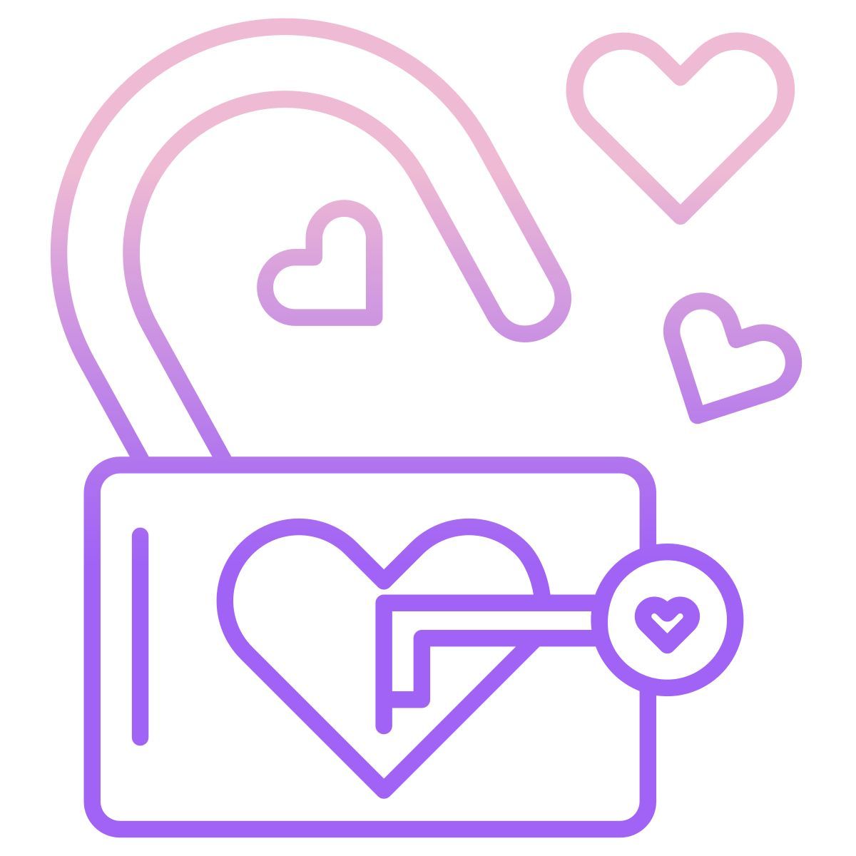 love lock and key icon