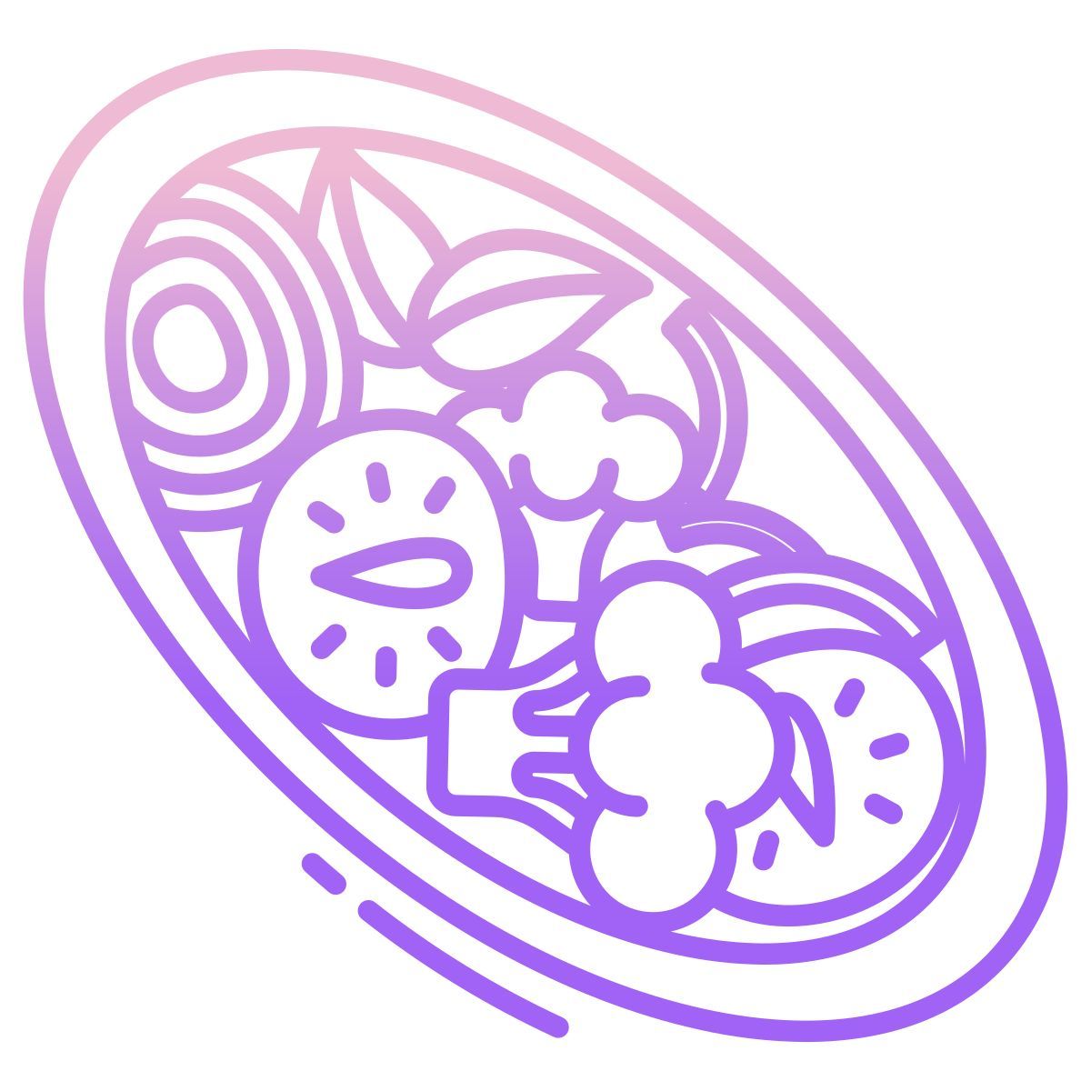 low carb veggies icon