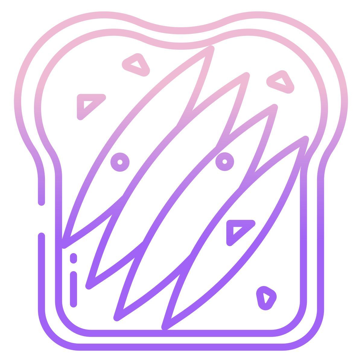mango toast icon