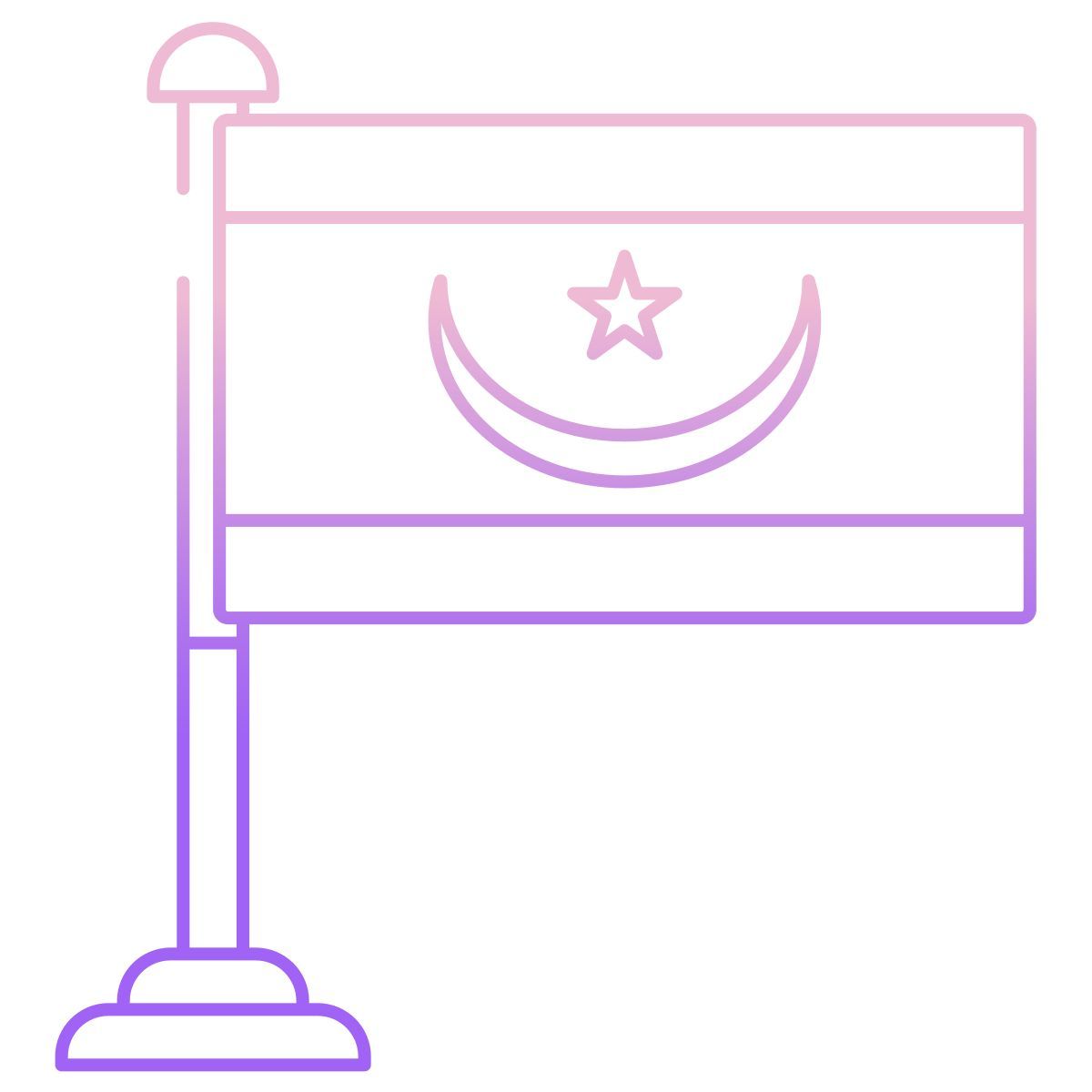 mauritania flag icon