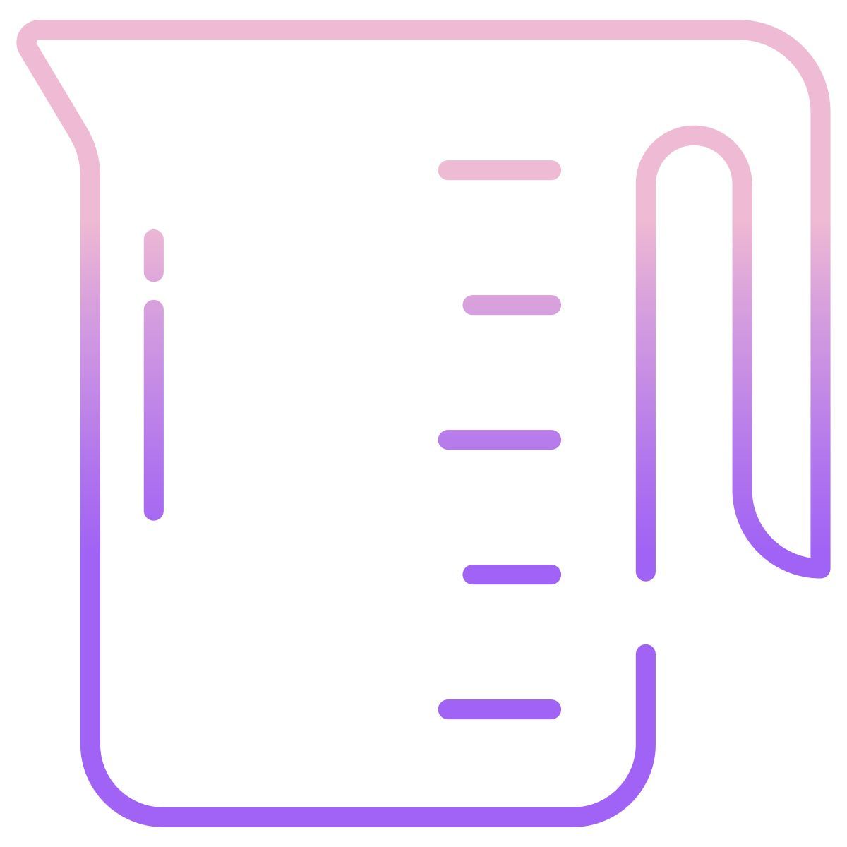 measuring jug icon