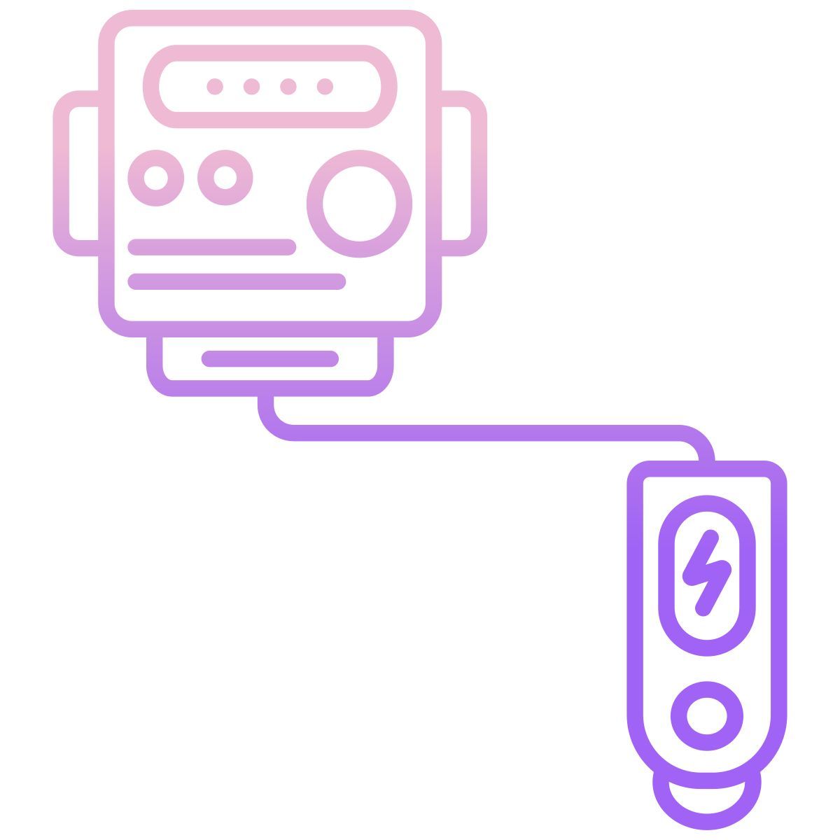 meter battery charger icon