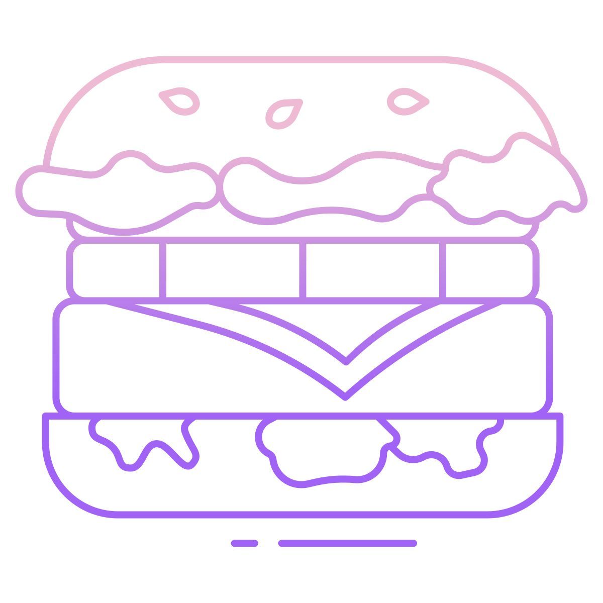 mexican burger icon