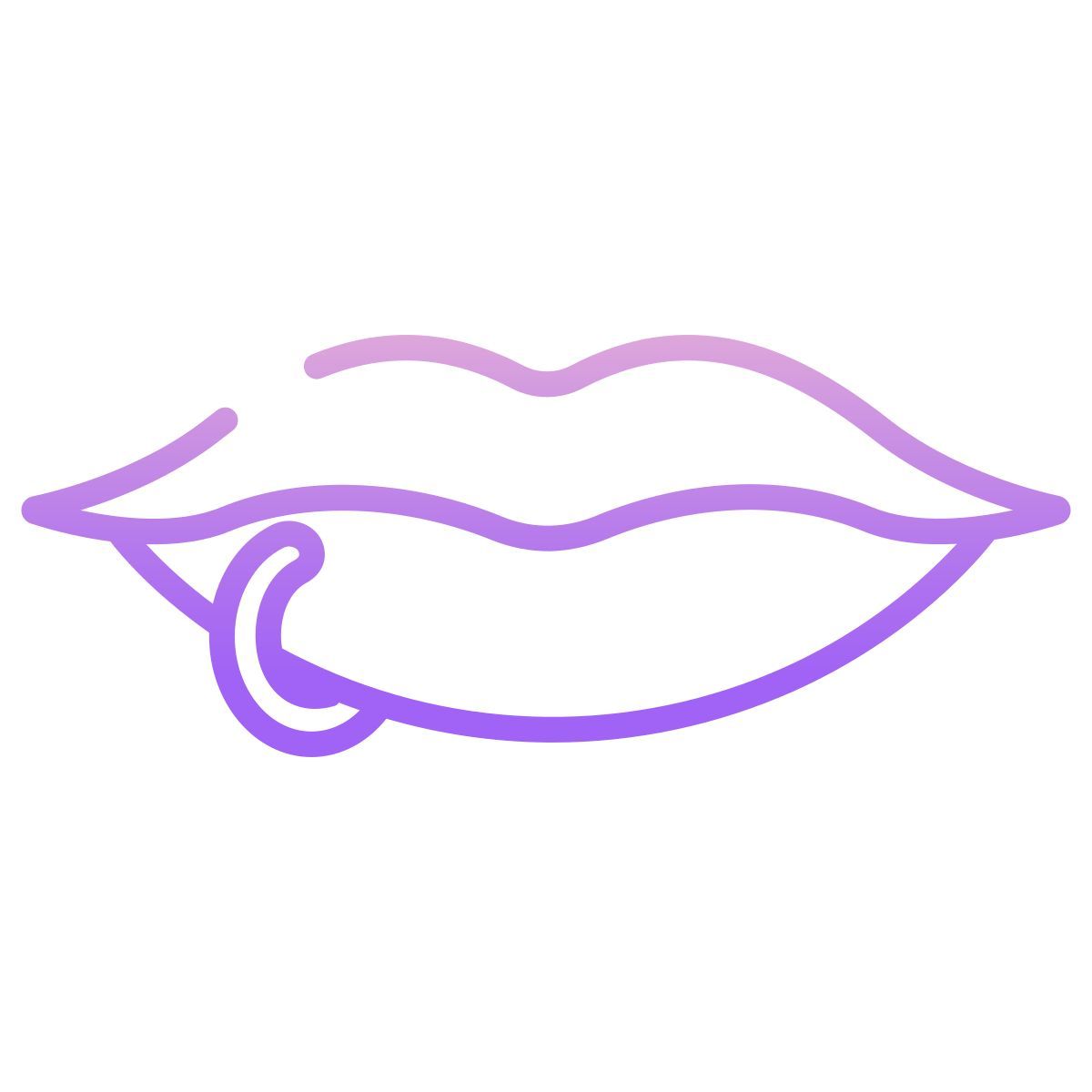 mouth piercing icon