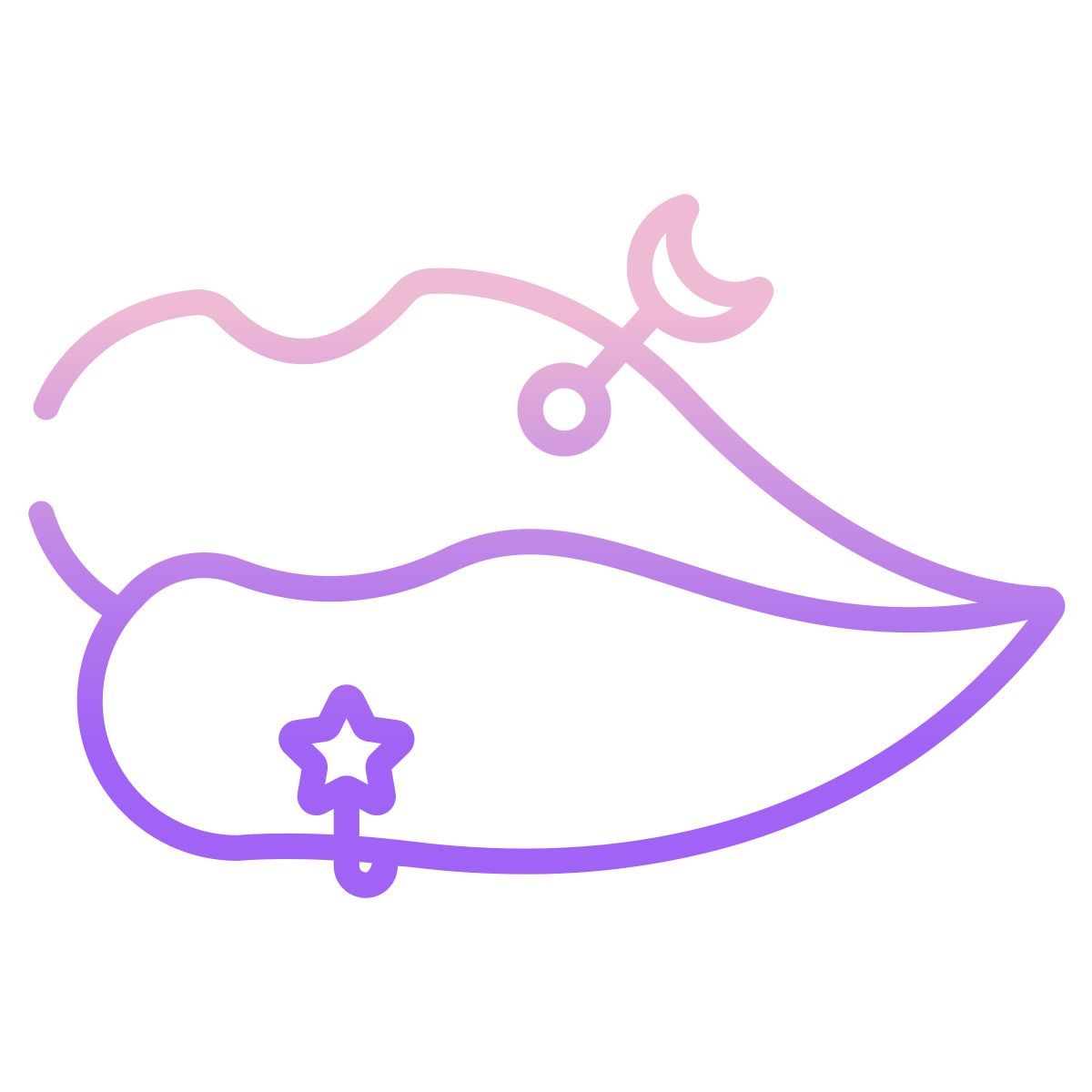 mouth piercing icon