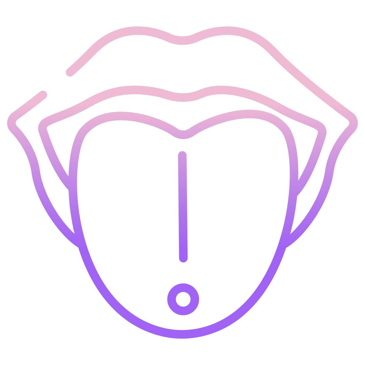 mouth piercing icon
