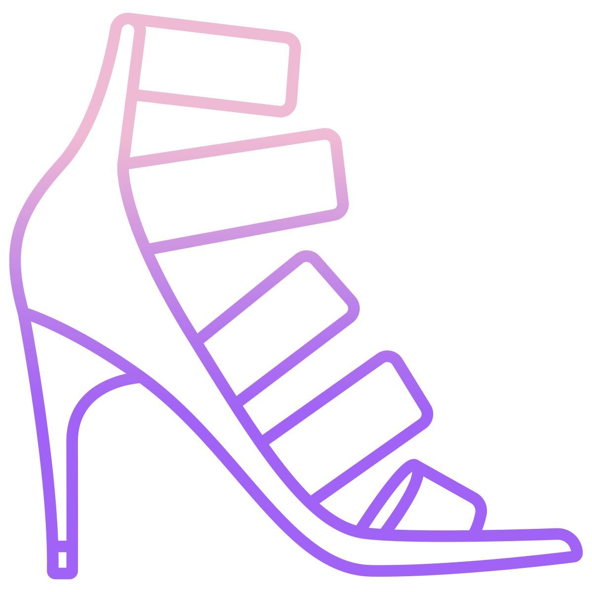 multi strap designer high heel icon