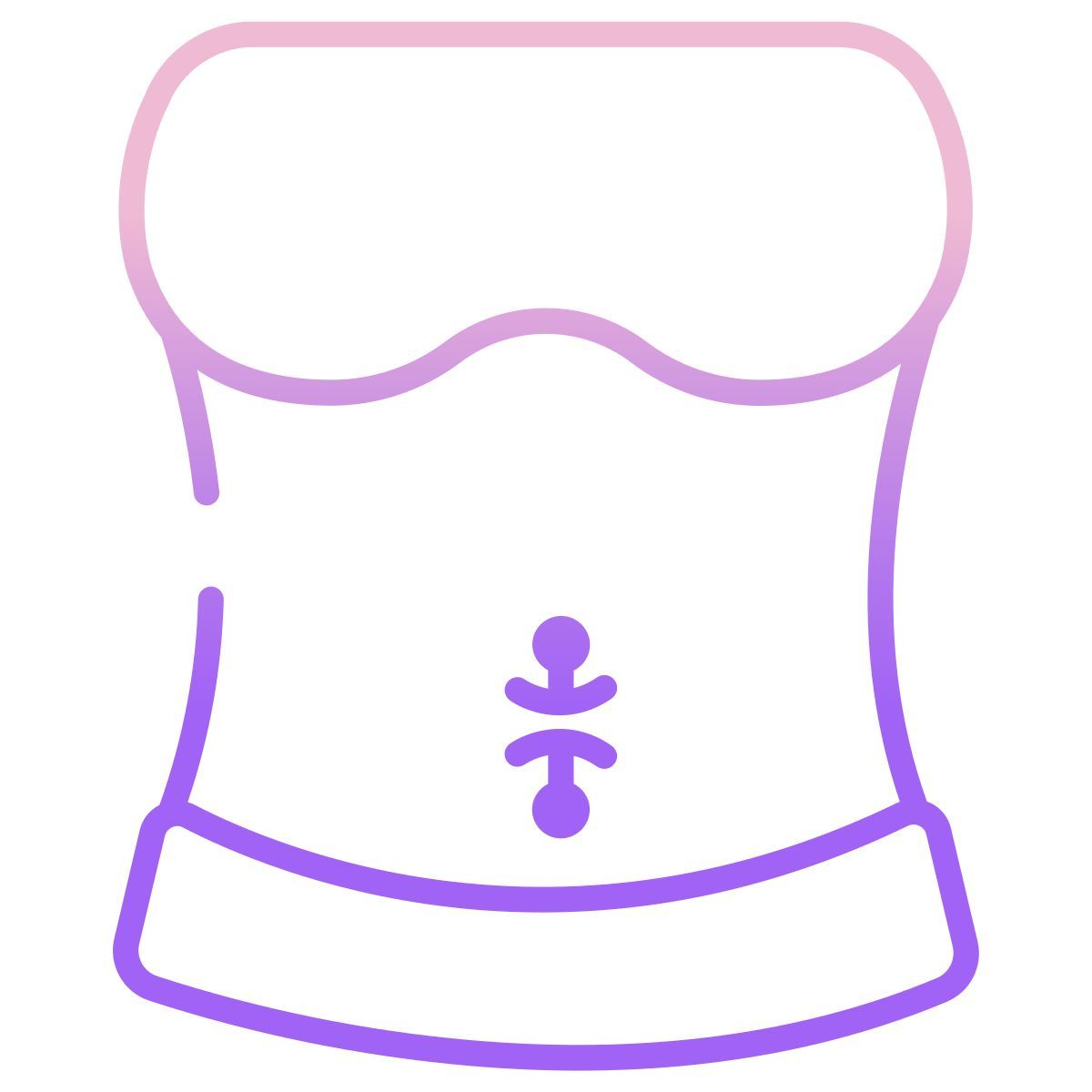 navel piercing icon