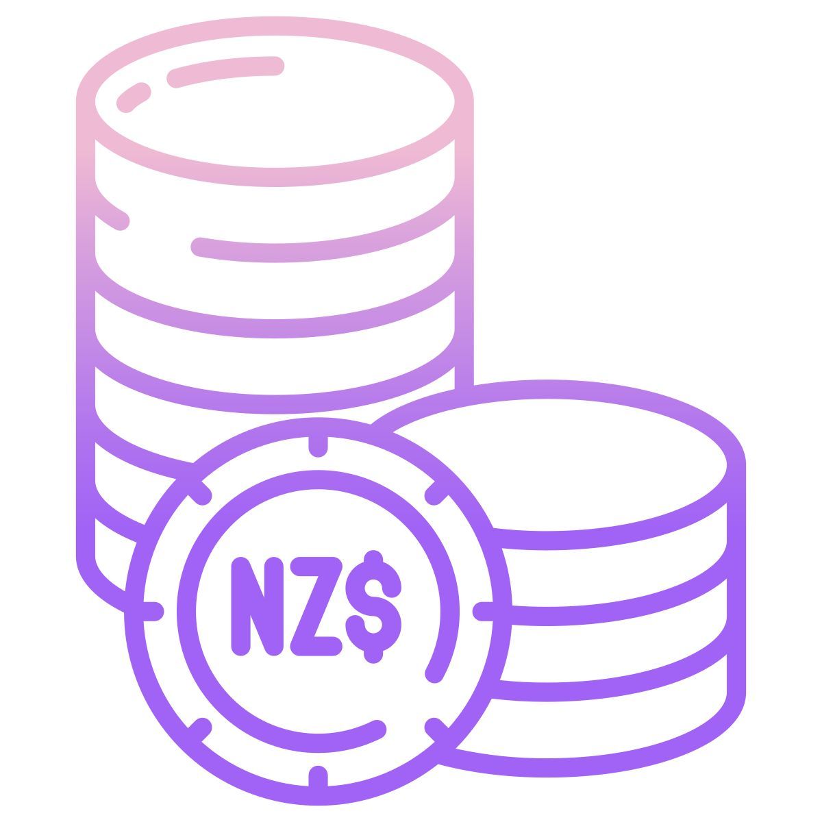 new zealand dollar icon