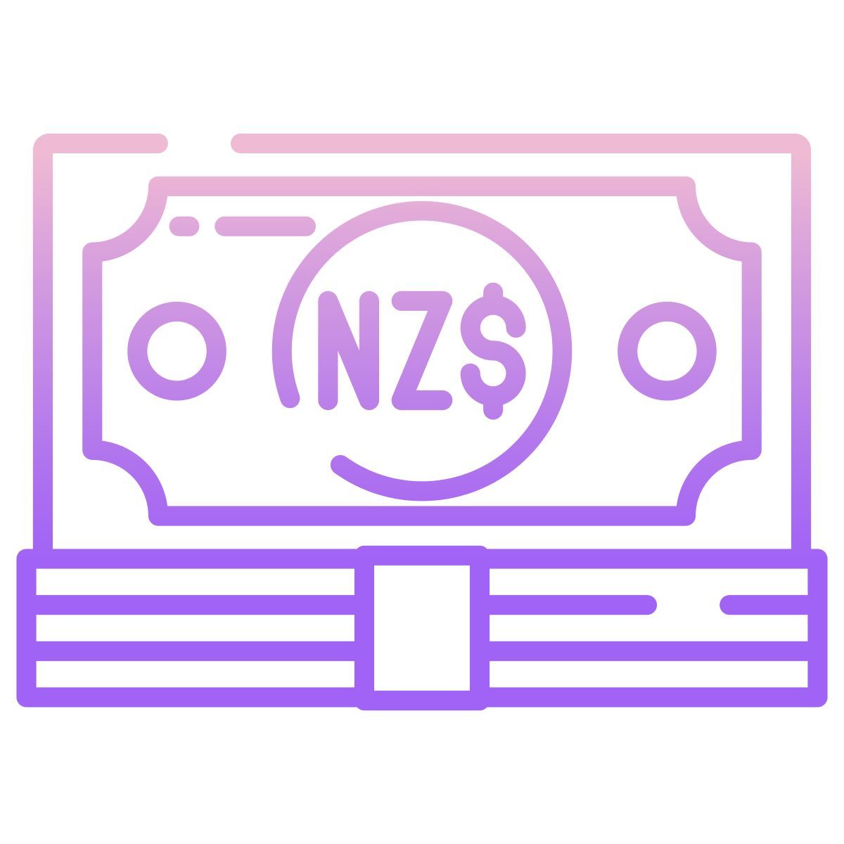 new zealand dollar icon