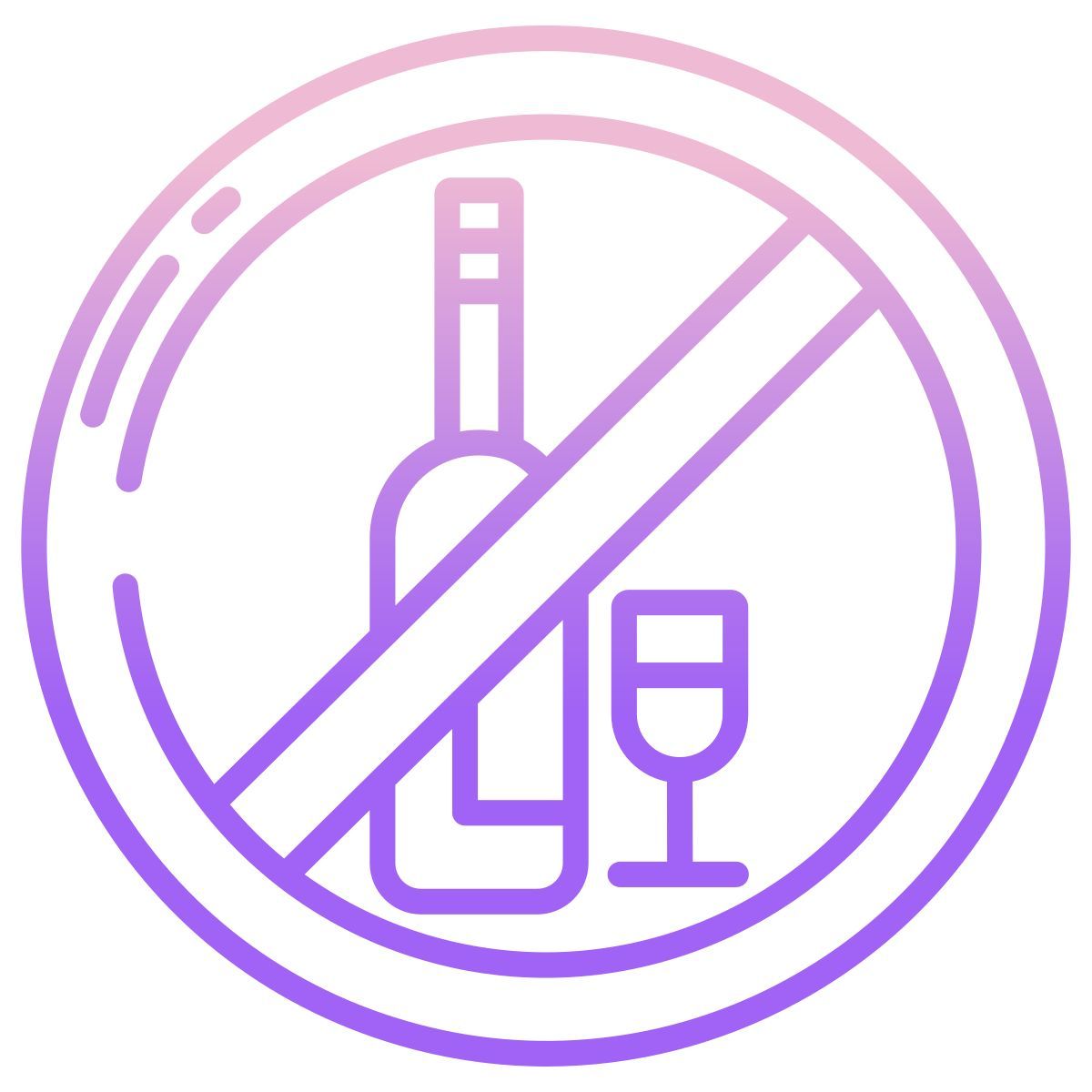 no alcohol icon
