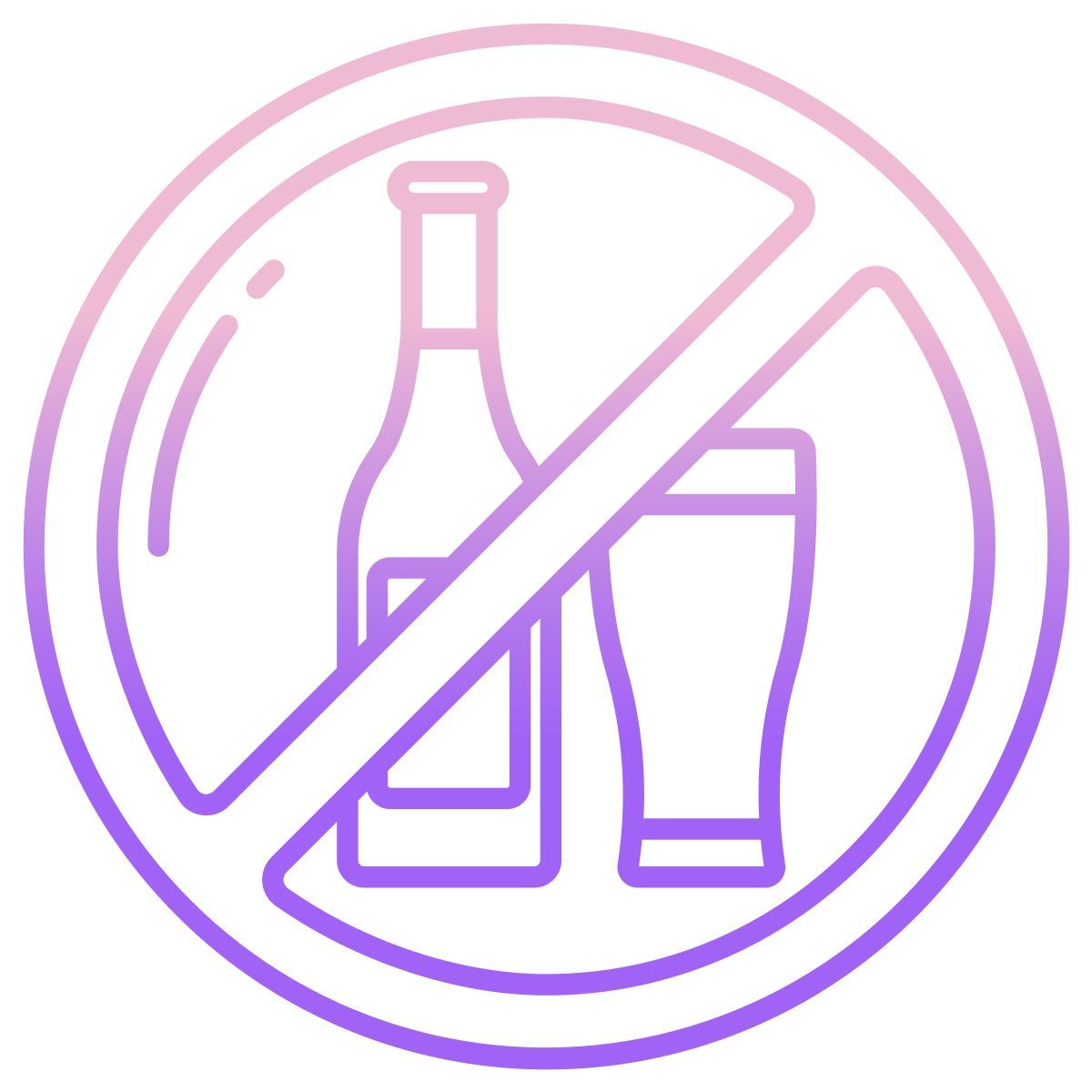 no alcohol icon