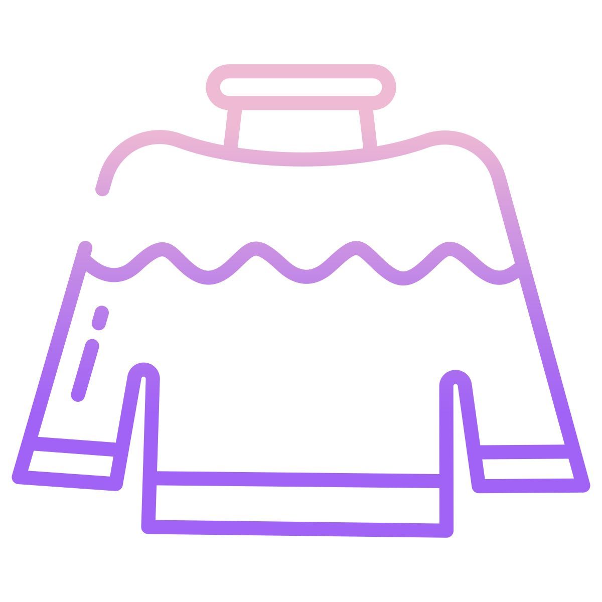 off shoulder top icon
