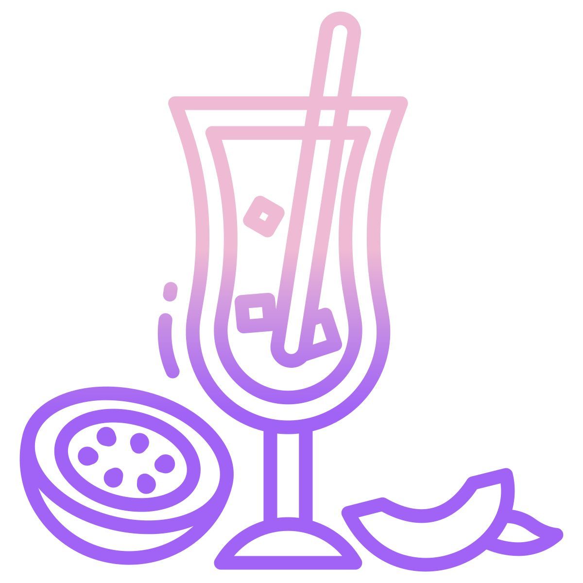 passion fruit juice icon