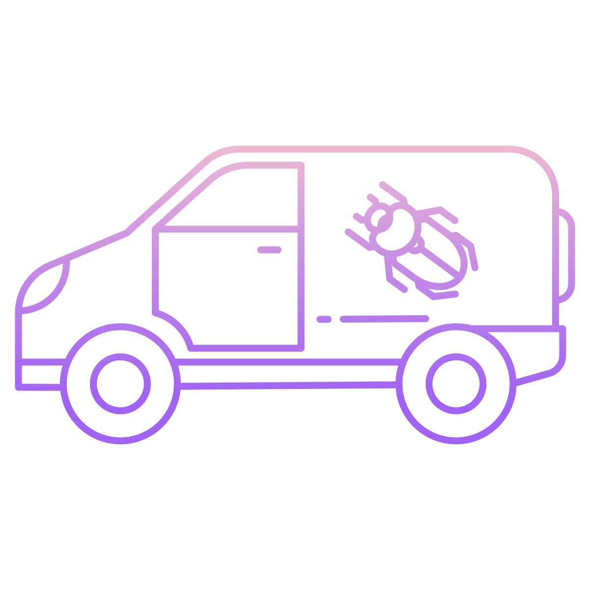 pest control vehicle icon