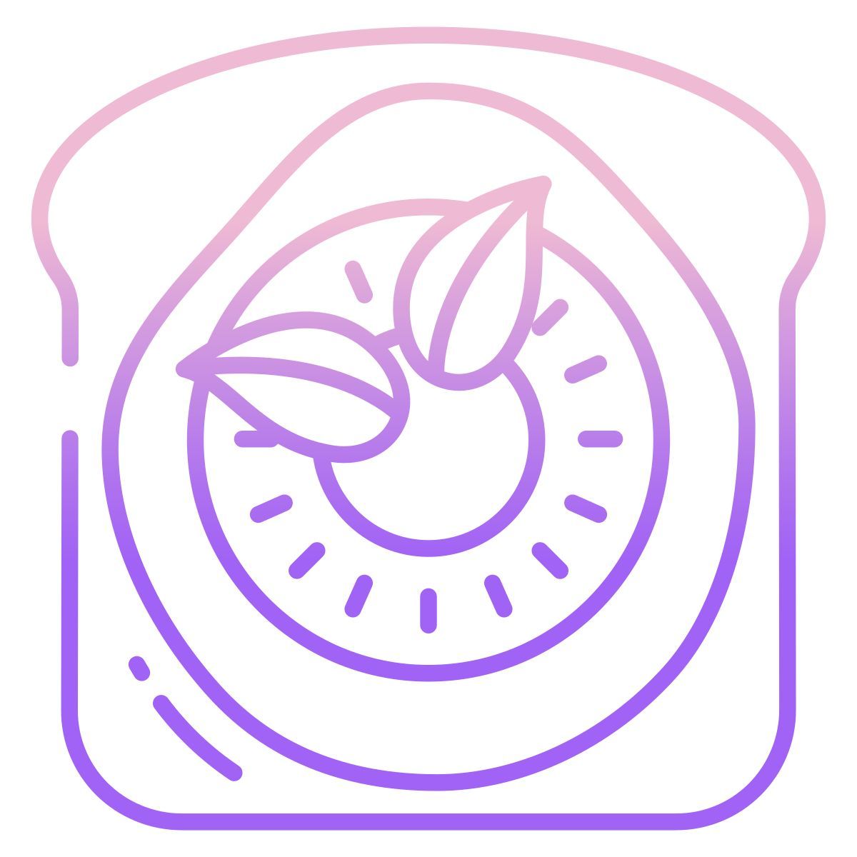pineapple toast icon