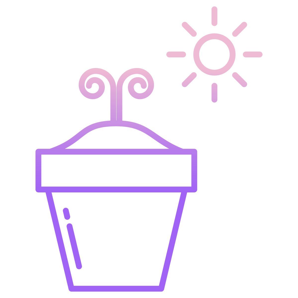 plant growing icon